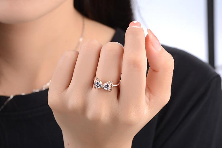 New Fashion Simple Bow Knot Open Ring