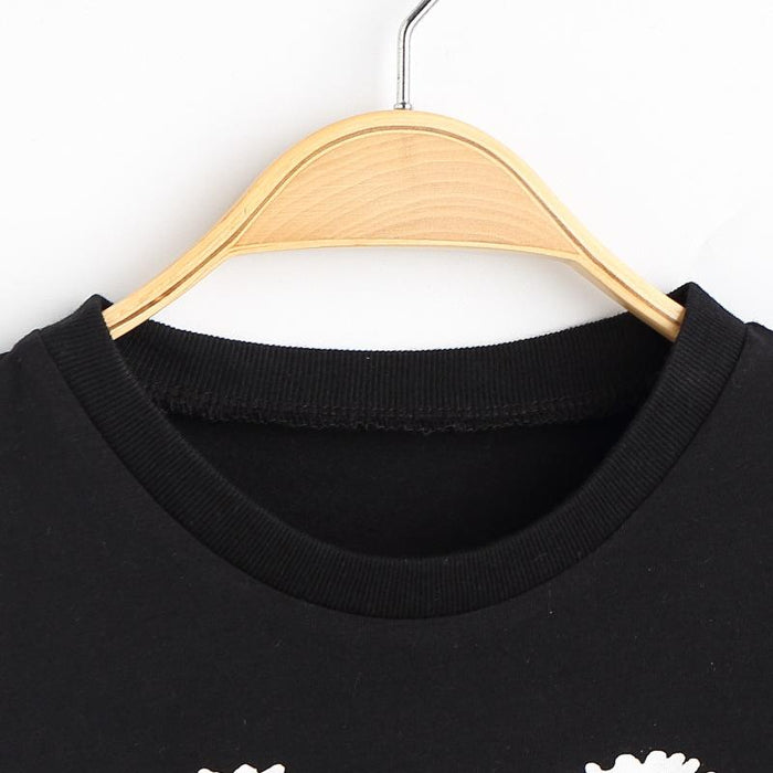 Children's short sleeve T-shirt cartoon printed T-shirt casual half sleeve T-shirt