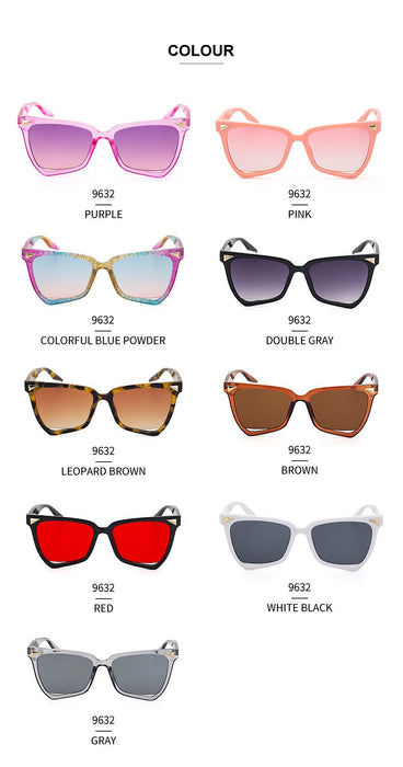 Exaggerate Colorful Big Frame Sunglasses