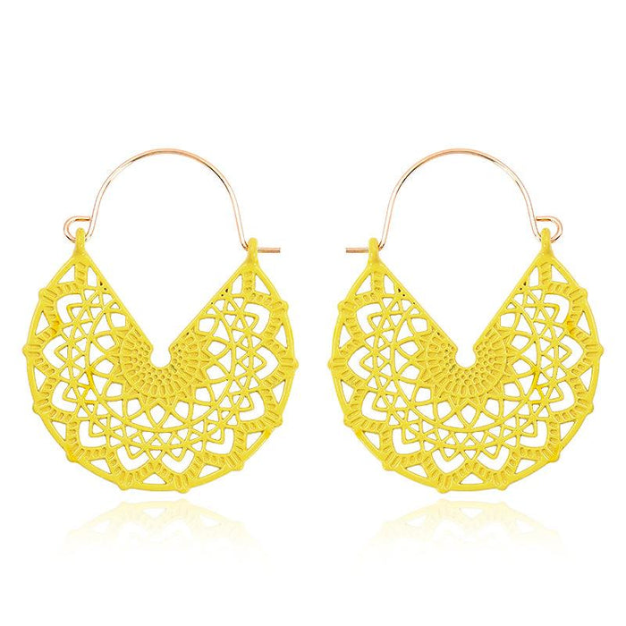 Fashion Spring Geometric Personality Simple Candy Color Earrings