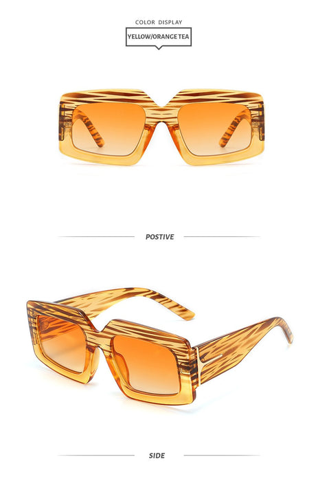T-box Sunglasses stripe RETRO SUNGLASSES