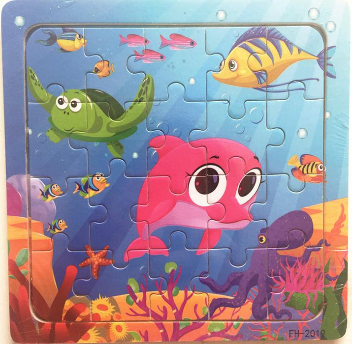 20 Piece Wooden Jigsaw Puzzle Kids Toy