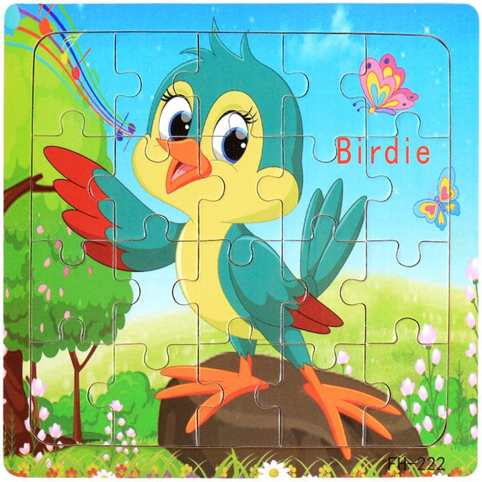 20 Piece Wooden Jigsaw Puzzle Kids Toy