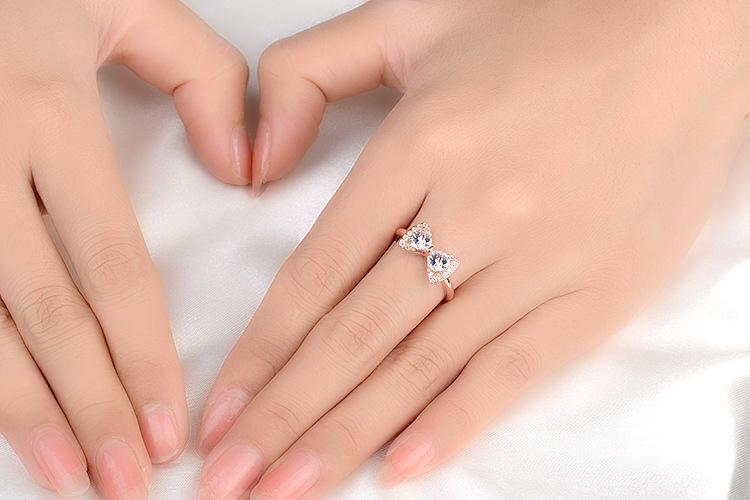 New Fashion Simple Bow Knot Open Ring