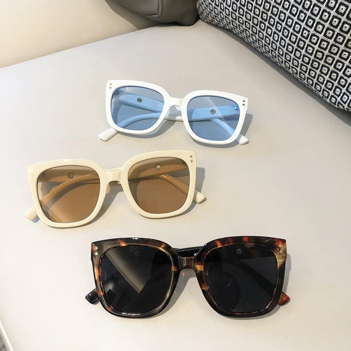 UV Resistant Retro Simple Children's Sunglasses