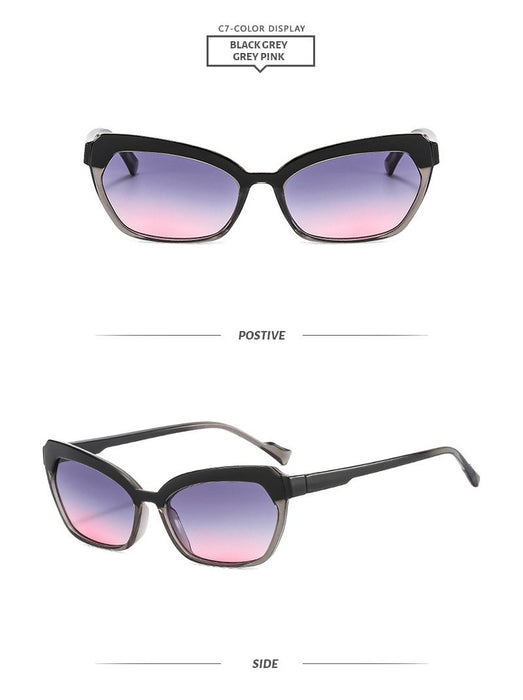 Cat's eye small frame candy Sunglasses