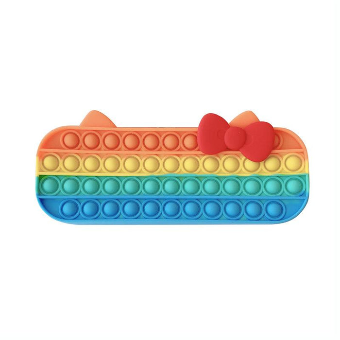 Unzip stationery storage silicone toys