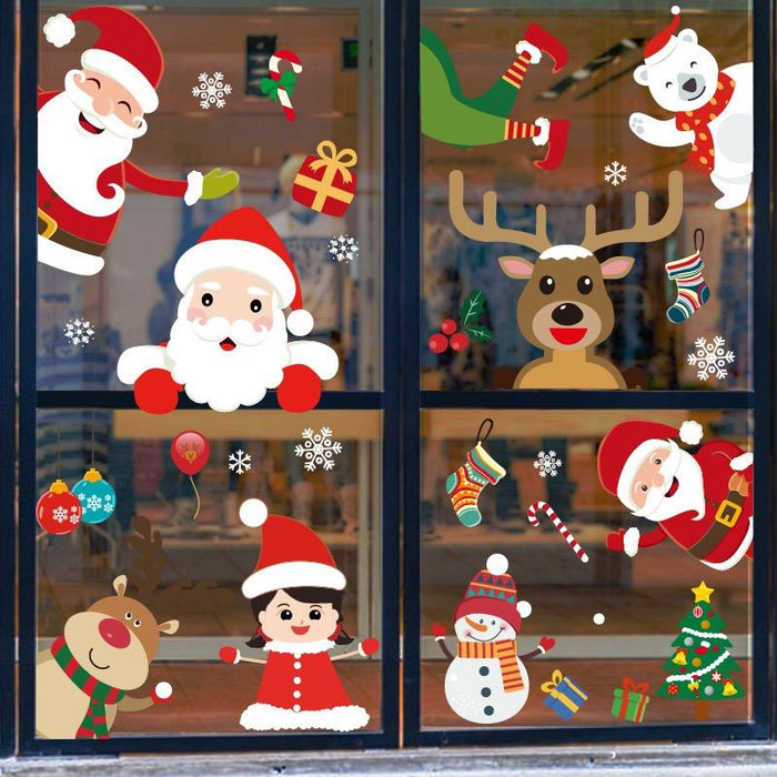 2022 Christmas Window Stickers