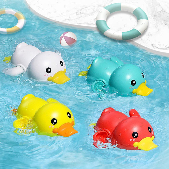 1 Pack Baby Bathroom Tub Shower Clockwork Swim Toys