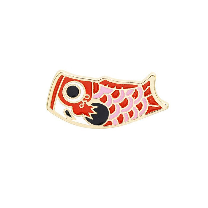 Creative Animal Brooch Red Carp Fashion Pin