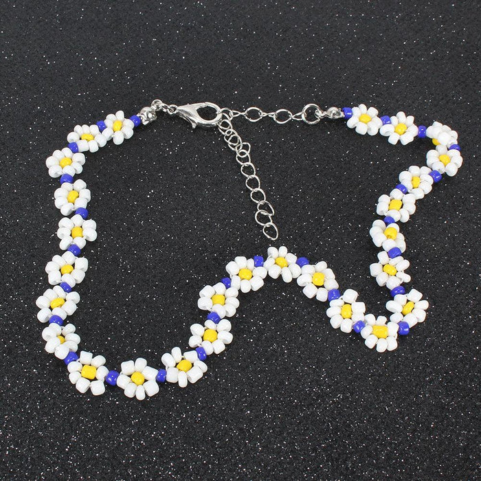 Fashion Women Bohemian Style Personalized Color Beaded Necklace