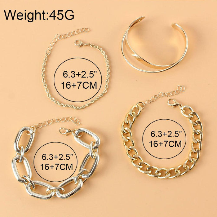 Simple Fashion Exaggerated Hip Hop Women's Bracelet