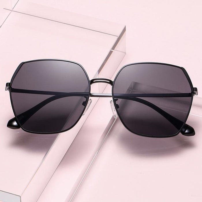 Large frame sunglasses anti ultraviolet Sunglasses
