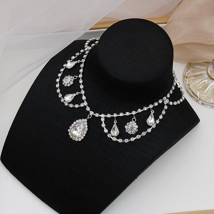 Women's Jewelry Fashion Pendant Openwork Bow Tie Necklace