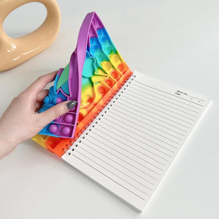 Notebook coil loose-leaf press decompression toy stationery