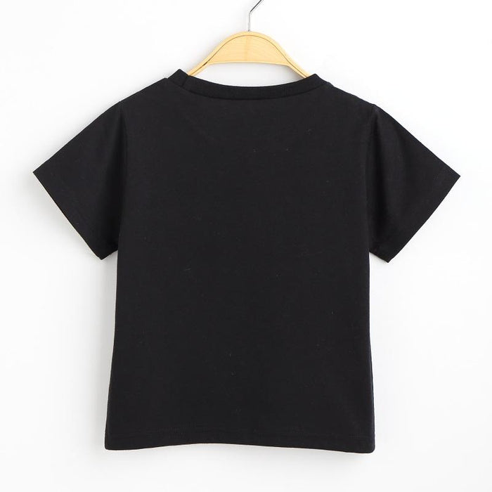 Children's short sleeve T-shirt cartoon printed T-shirt casual half sleeve T-shirt