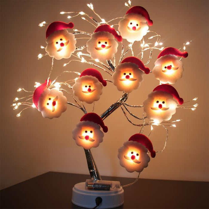 LED Snowman Christmas Tree LED Garland String Light