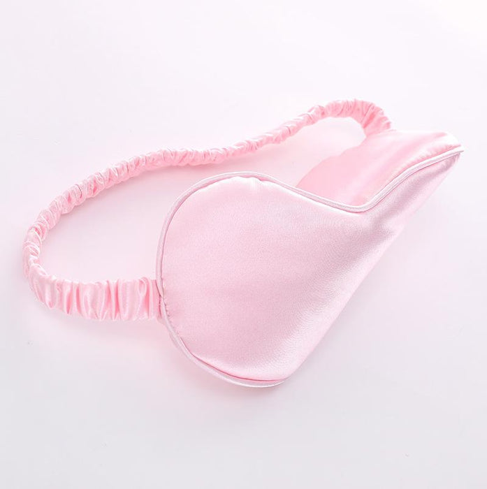 Pure Color Simulated Silk Sleeping Shade Eye Mask