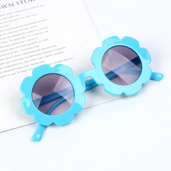 Children's small flower sunglasses and sunglasses