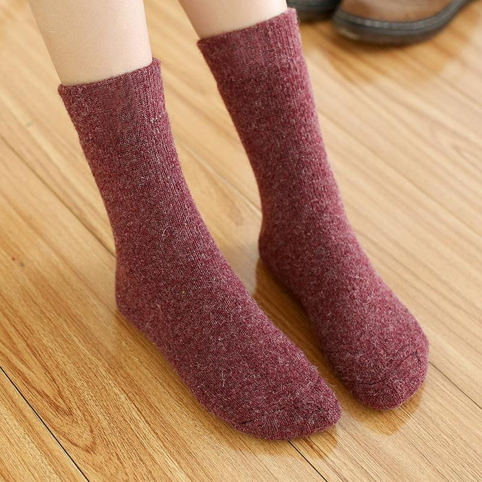 Winter Warm Women Socks Wool