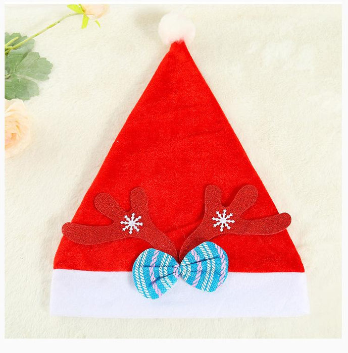 Red Velvet Padded Christmas Hat