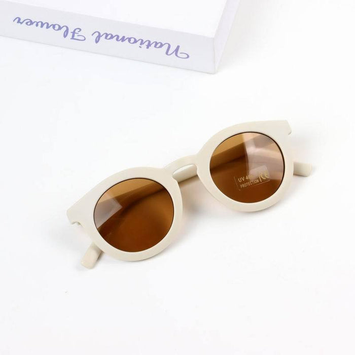 Children's Sunglasses frosted Frame Brown Lens