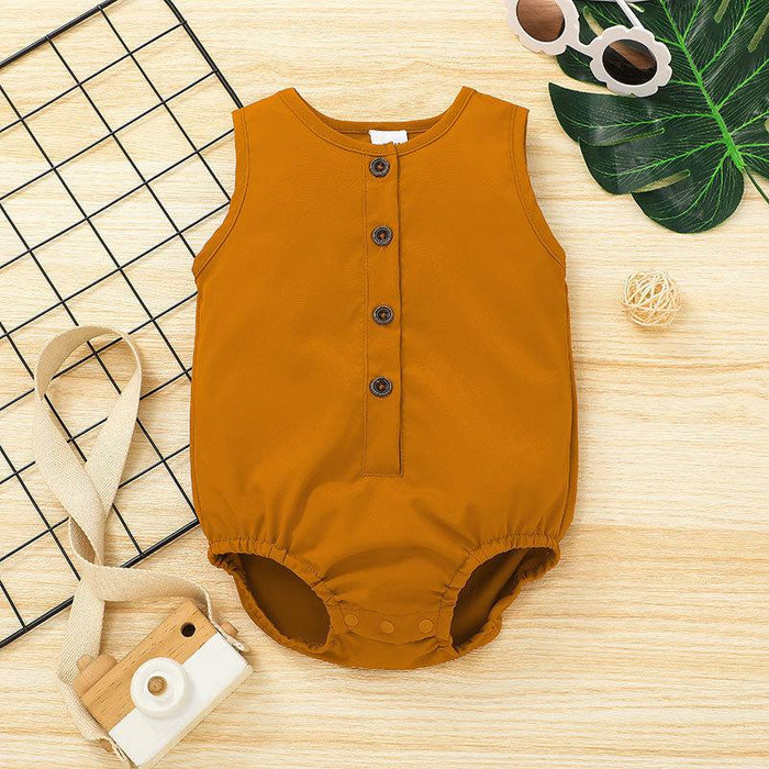 Baby Summer Sleeveless Jumpsuit