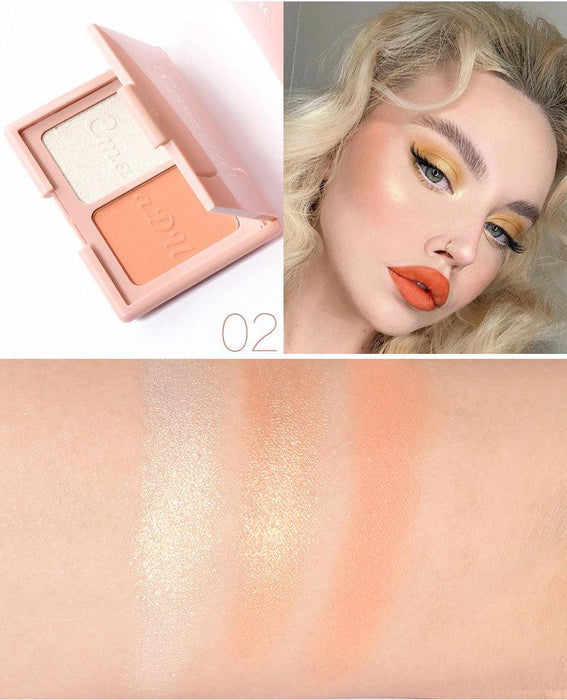 Two colour Blush high gloss powder repair tray