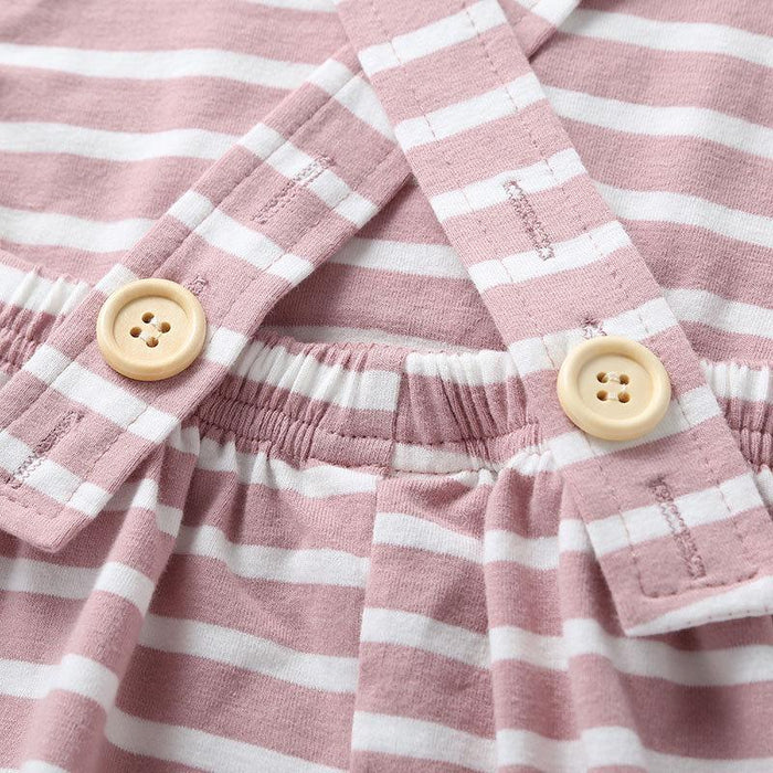 Boys and Girls Newborn Sleeveless Striped Bodysuit