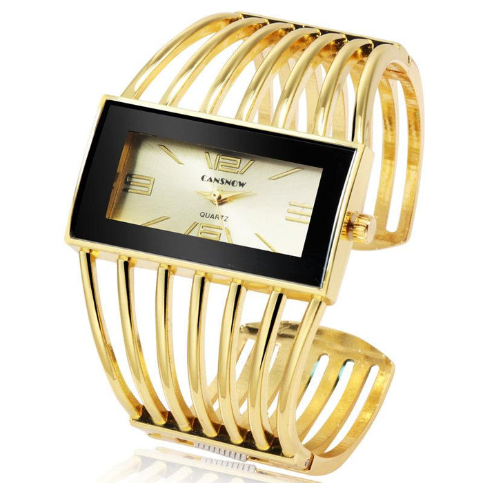 Womens Bangle Bracelet Dress Wristwatch