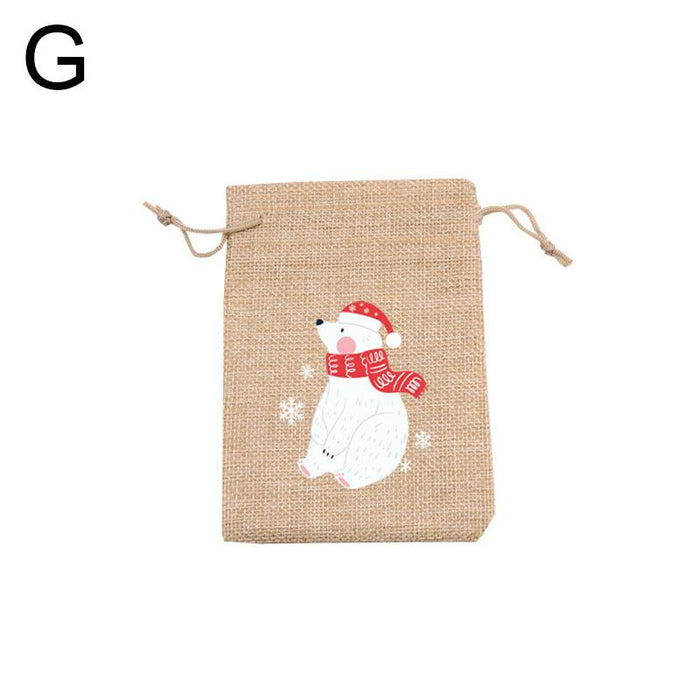 10 Pcs/Lot High Quality Natural Linen Storage