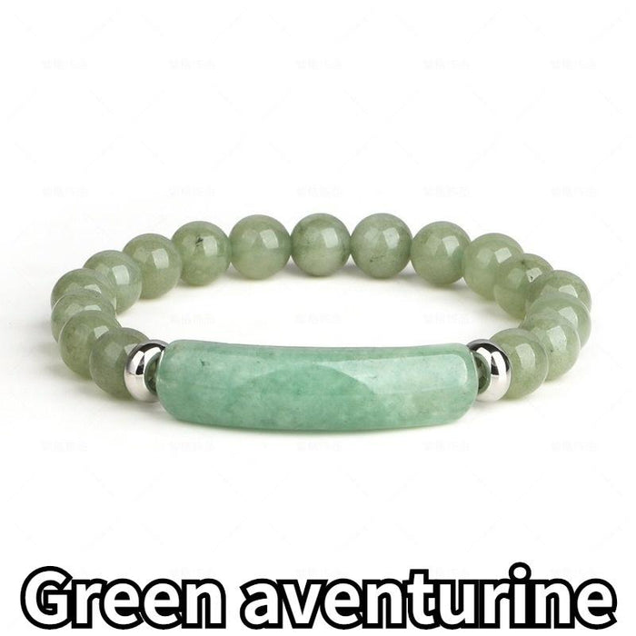 48 Pieces 100% Natural Agate Stone Obsidian Crystal Bracelet