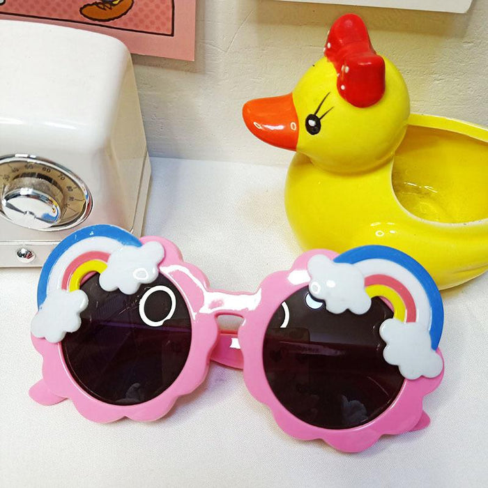 Rainbow Cloud UV Proof Children's Silicone Sunglasses