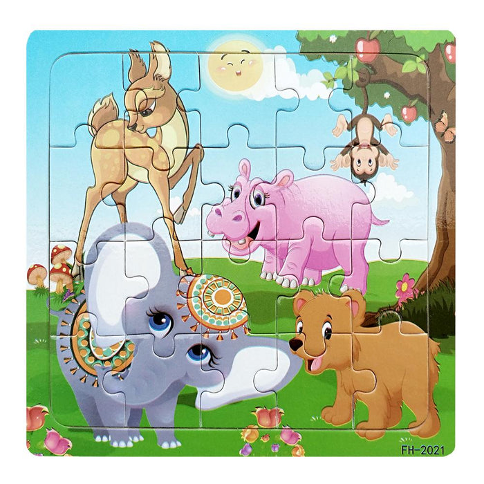 20 Piece Wooden Jigsaw Puzzle Kids Toy