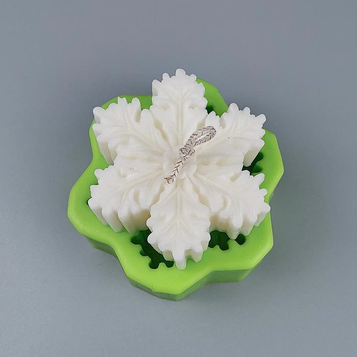 Christmas Snowflake Handmade Soap Epoxy Candle Mold