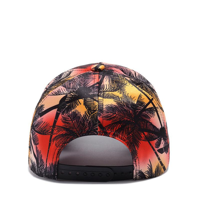 New Baseball Hat Trend Coconut Pattern Printed Sunshade Hat