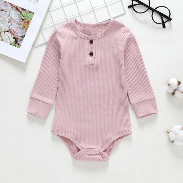 Newborn Clothes Baby Solid Color Romper
