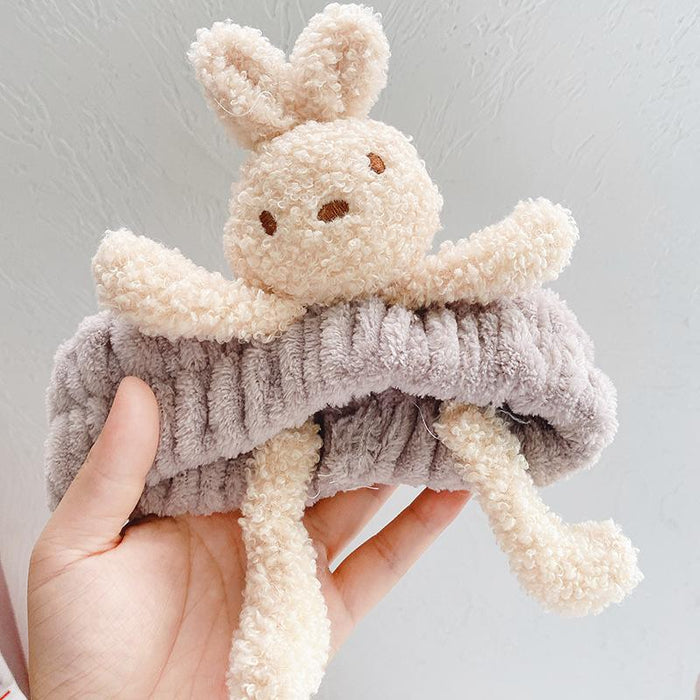 Three Dimensional Plush Rabbit Hair Band