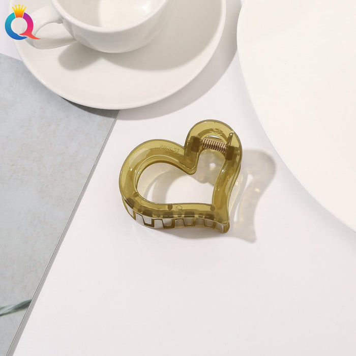 Vintage Hair Accessory Plastic Grab Clip