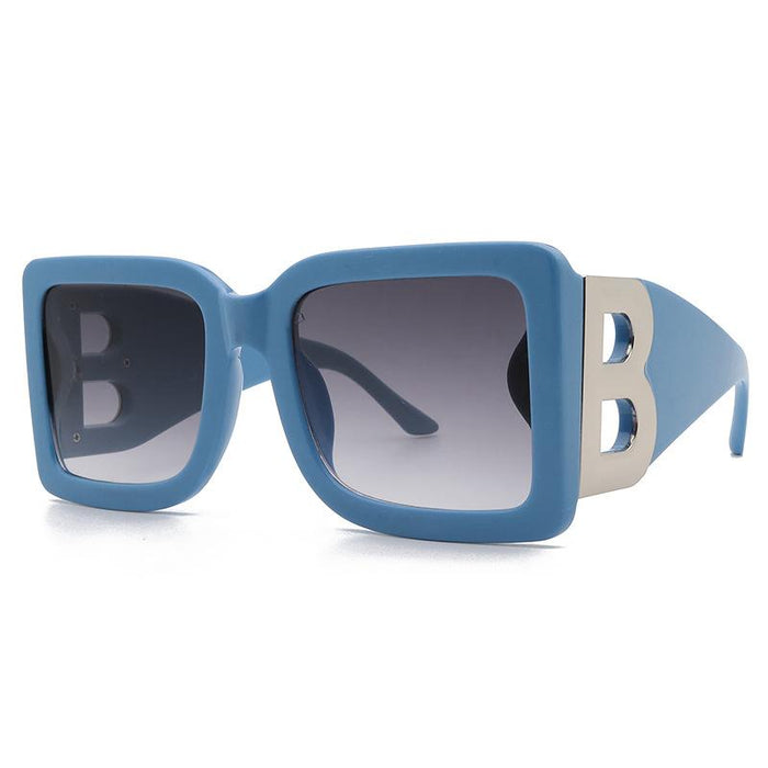 Large frame B letter Sunglasses