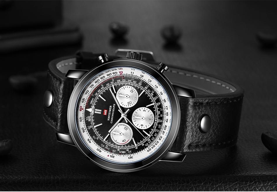 Movement Men Wristwatch Pilot Blackbird Chronograph Fashion Watch Brand Luxury Sports Watches