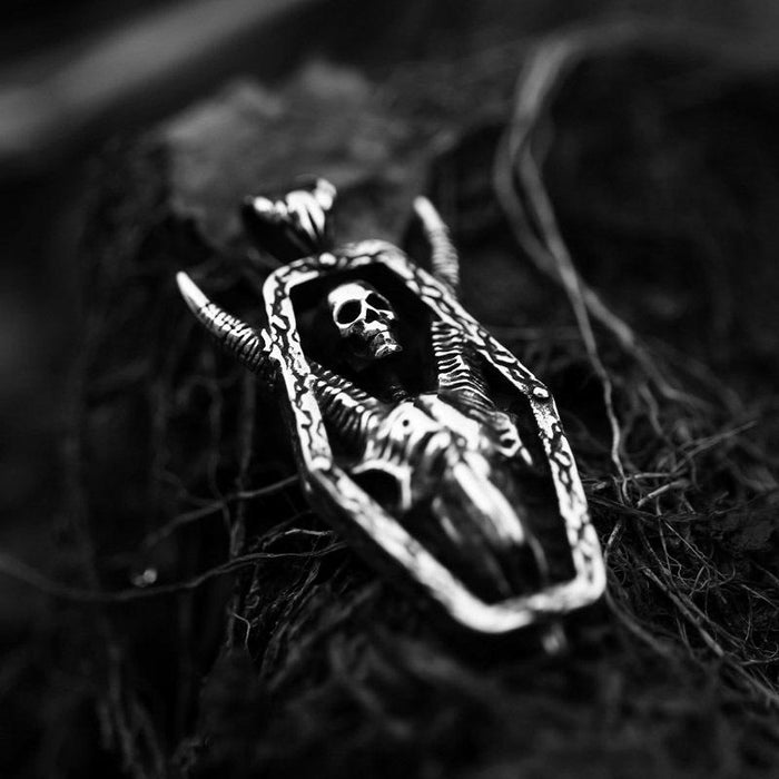 Stainless Steel Sheep Skull Jewelry(Only Pendant, No Necklace)