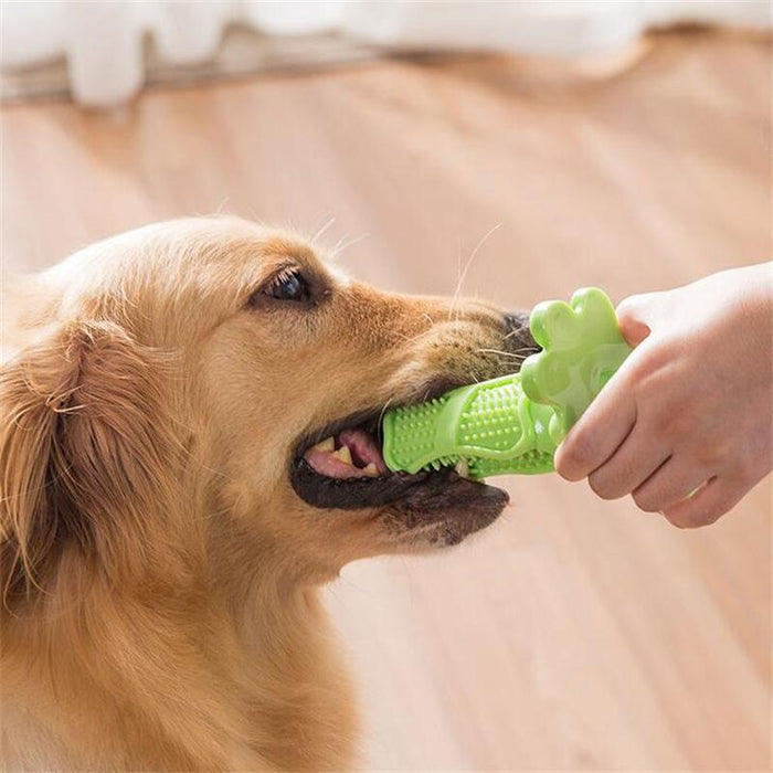 Brand New Rubber Hole Dog Toy Dog Toothbrush Toy Dog Accessories