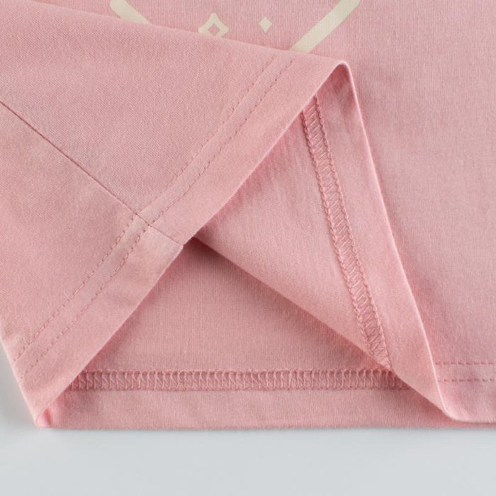 Short sleeve T-shirt children's printed top