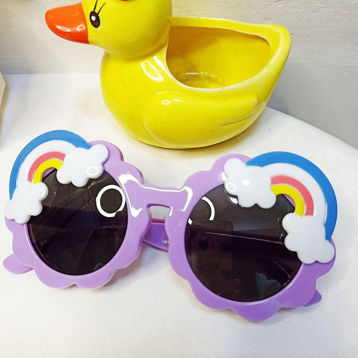 Rainbow Cloud UV Proof Children's Silicone Sunglasses