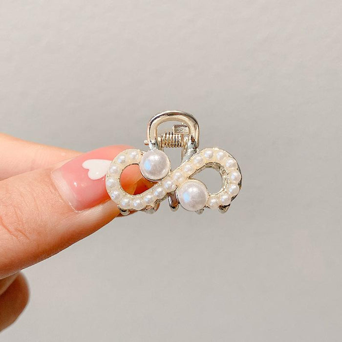 Pearl hair clip bang clip