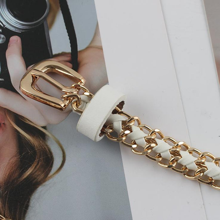 Women's Summer Decorative Fashion Metal Belt Chain