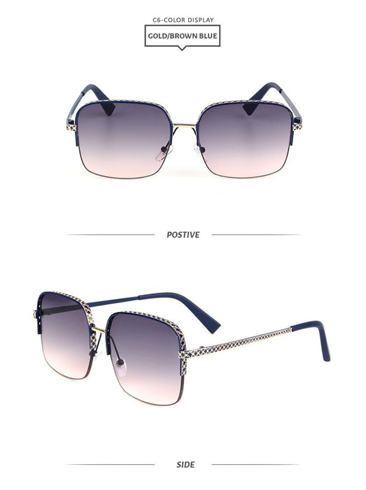 Sunglasses metal women's