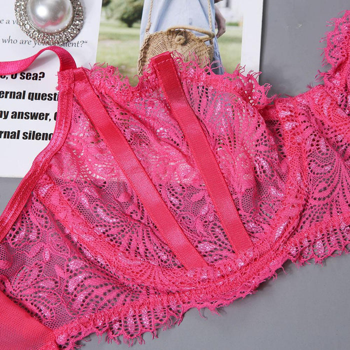 Women Fashion Lace Stitching Underwear Sexy Lingerie Set