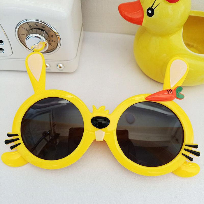 Cute Little Rabbit Silicone Cartoon Children's Sunglasses